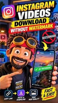 Instagram Videos Download Without Watermark 🔥 | No Watermark Trick #tech #ai
