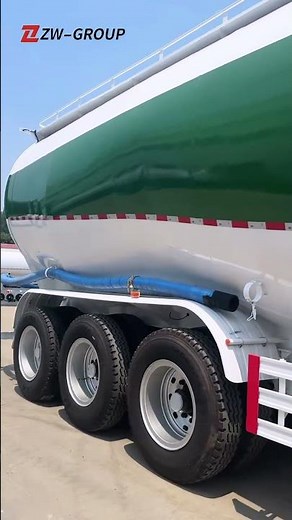 🚛 Efficient Powder Transport Starts Here – ZW Powder Tanker Semi-Trailer #semitrailer #trailer