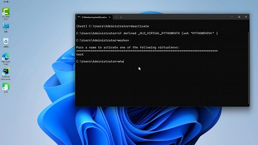 VirtualenvWrapper 虚拟环境管理工具下载与使用二