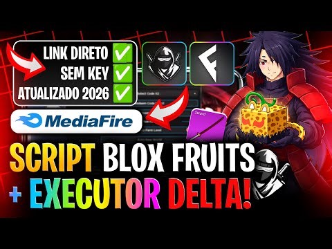 LINK DIRETO MEDIAFIRE✅ SCRIPT Blox Fruits PARA CELULAR PC SEM KEY + Executor DELTA ATUALIZADO