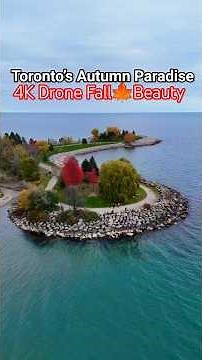 Toronto Fall Nature in 4K | Drone View