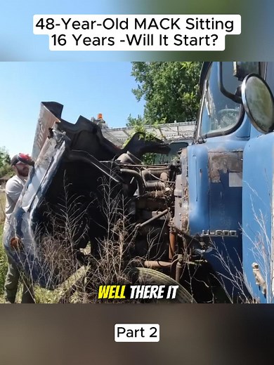 48-Year-Old MACK Sitting 16 Years - Will It Start? (Part 2) #rusttoroar #willitstart | Rust to Roar