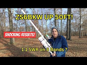 ZS6BKW 80-6m Antenna – Full Installation, Tuning & REAL On-Air Test (You Won’t Believe the Results