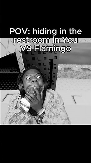POV: hiding in the restroom in You VS Flamingo #roblox #speed #memes #youvsflamingo ‪@flamingo‬