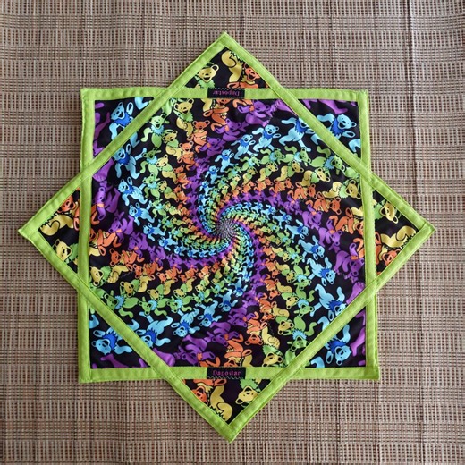 Flow Star UV Glow Spinning Cloth Easy to Rotate Juggling Toy Dapo Flow R07-style5 - Etsy
