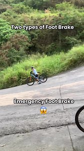 1.5M views · 4.5K reactions | Two types of foot brake  #reelsfbシ #ridesafe #cycling | BB. | Facebook