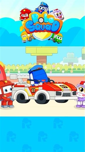 Escape from Lego Room | Sharing Super Car is Caring | Good Kids | RoboSquad Kids Song #shorts