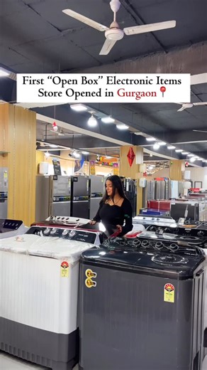 Gurgaon meri jan (Rameshwar Prasad) on Instagram: "Gurgaon ka pehla OPEN BOX STORE is here! 🔥🛍️ Online aur market price se upto 70% OFF par paayein top brands ke Washing Machines (Automatic & Semi), Refrigerator, Microwave, LED & QLED TV, Oil Heaters, Water Purifier aur bahut saare home appliances — sab ek hi jagah! 🎄 Christmas & New Year Special: ₹3100 | ₹5100 | ₹11000 ki purchase par FREE GIFTS 🎁 Festive gifts, home décor, kitchen appliances, electronics, men’s & women’s clothing, beauty p