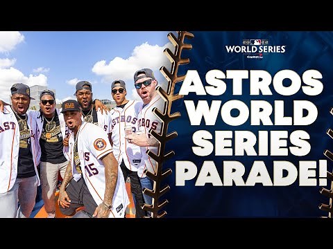 Houston, we have a parade! Astros have World Series Parade to celebrate winning the World Series!