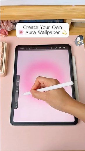 How to create your own Aura Wallpaper on your iPad🌸