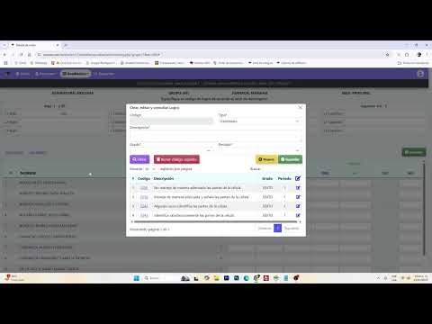 Sismac v2 | Planilla de notas