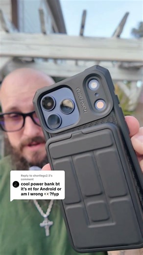 It’s actually for both 👍 This magnetic wireless power bank works with iPhone and Android — any