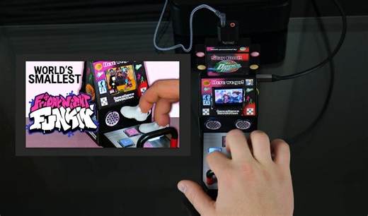 Mini DDR Cabinet Gets Maximum Upgrade