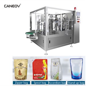 [Hot Item] Fully Automatic Powder Liquid Bag Feeding Filling Machine Granule Pre-Made Weighing Packaging Food Sauce Packing Fill