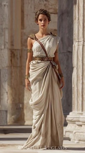No Stitching, Just Draping: The Greek Chiton 🏛️