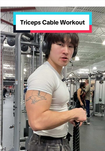 Two ends of the same coin. #gymbeginner #gymtips #workouttips #tricepsworkout #gymequipment