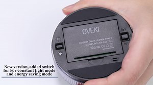OVEKI Kitchen Timer, Magnetic Countdown LED Digital Timer，Twist One Button Operation for Teacher
