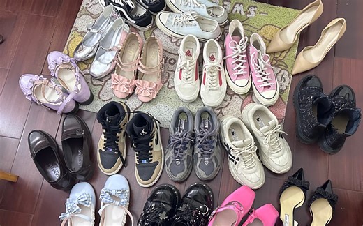 穿鞋走路的声音 无人声 lo鞋 高跟鞋 运动鞋 帆布鞋 厚底鞋