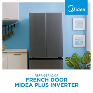 Conoce la refrescante tecnología del Refrigerador French Door Midea Plus Inverter ❄️🤩 ¡Será el personaje principal de tu cocina! Consigue el tuyo aquí: https://tiendamx.midea.com/ | Midea