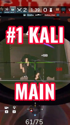 The Best Kali Main In Siege #rainbowsix #siege #r6 #fps #gaming