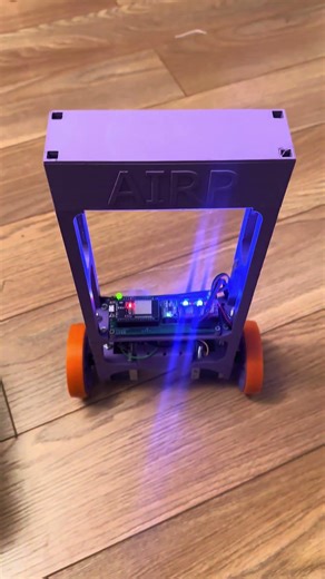 DIY self-balancing robot built from scratch. #diy #diyrobot #electronics
