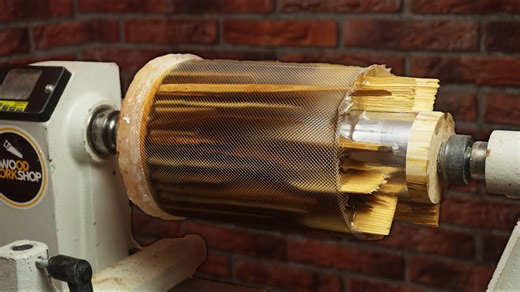 Transforming scrap wood into a handmade beer mug