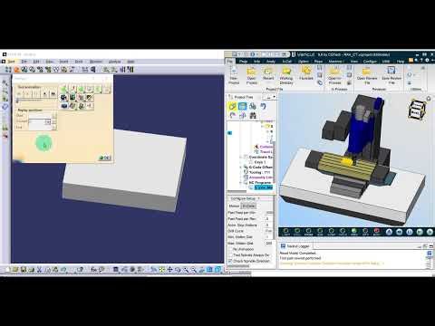 CATIA&IMSPost VMC Fourth axis RAH Post