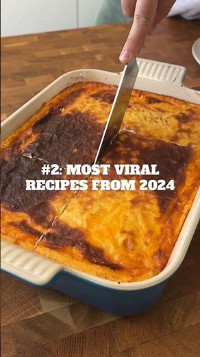 10 Most Viral Recipes of 2024 - #2:Moussaka (Greek Meat & Vegetable Tray Bake) #socialcooking