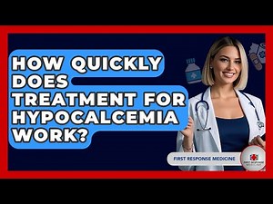 How Quickly Does Treatment For Hypocalcemia Work? - First Response Medicine