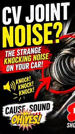 Your Car Makes This Noise? Fix It FAST! #cars #mechanic #cvjoint #carproblems #automotive