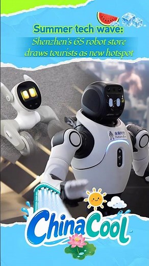 Shenzhen's 6S robot store offers 'almost human' interactions #ChinaCool
