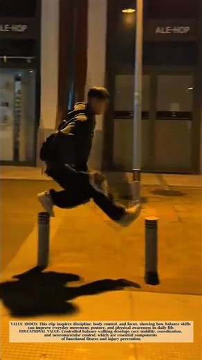 Mastering Balance on the Pole! #shorts