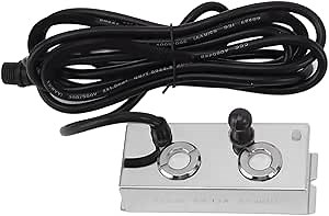 Mist Maker Fogger Stainless Steel for Greenhouses Gardens Mini Mist Maker PondFogger Water Fountain Pond Fog Machine Atomizer with IP67 Waterproof (US Plug)