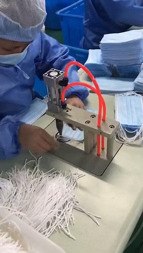 Manual earloop welding machine for face mask