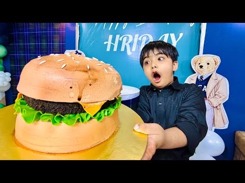 Burger wala cake le liya😱Birthday celebration vlog