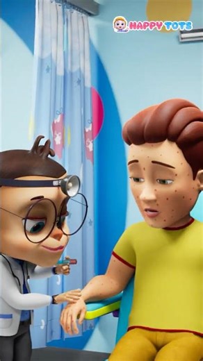 Time For A Shot | Nursery Rhymes & Kids Songs | Happy Tots #baby #shorts