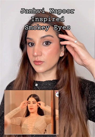 Janhvi Kapoor Inspired Smokey Eye Tutorial