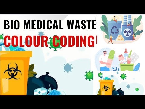 BMW colour coding| Bio Medical Waste Managment at factory