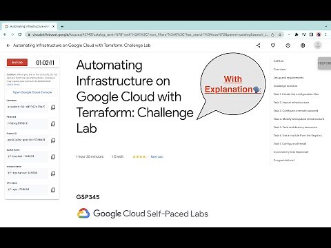 Automating Infrastructure on Google Cloud with Terraform: Challenge Lab #GSP345 With Explanation🗣️