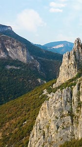 Mountain, Trees, Rocks. Free Stock Video