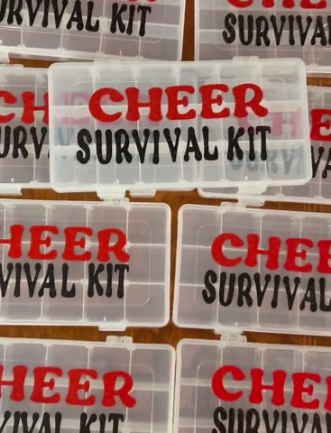Cheer Team Gifts Bulk Cheer Survival Kit: Adjustable Compartment Candy Box - Etsy