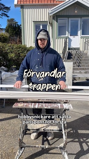 FÖRVANDLAR TRAPPEN MED PÄRLSPONT #husdröm #30talshus #renovering