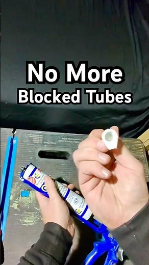 How to stop your silicone tube from drying out when opened #plumbing #tips #fyp