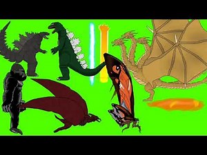 Godzilla, King Ghidora, Kong, Rodan, Mothra Pack DC2 👉🎁👈 । Drawing Cartoons 2 Item Download
