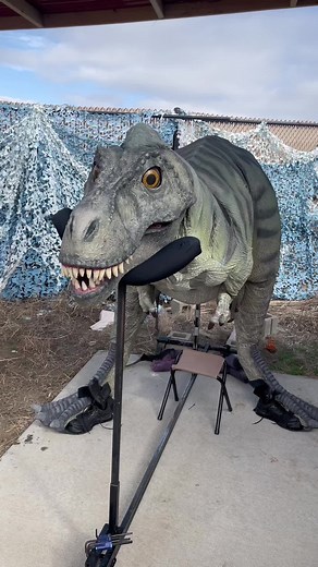 Behind the Scenes with a T-Rex Puppeteer