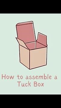 How to Assemble a Tuck Box | Half Price Packaging