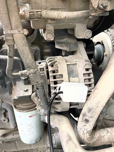 The Installation of Diesel Engine Tach Adapter RPM Signal Sensor