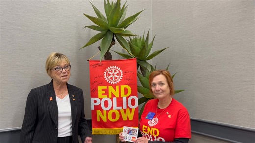 IT’S FOUNDATION FRIDAY October 31/25 D7090 created a Polio Plus Society (PPS)! D7090, POLIO ERADICATION CHAMPION THIE CONVERY WILL MATCH YOUR DONATION WITH A TRANSFER OF PAUL HARRIS FELLOW POINTS TO NEW D7090 PPS MEMBERS WHEN YOU JOIN BEFORE JUNE 30/26 Our D7090 PolioPlus Society recognizes Rotarians, Rotaractors and friends of the Rotary Foundation, who pledge to donate a minimum of $100 USD each year until the world is certified polio-free by the World Health Organization. As a PolioPlus Socie