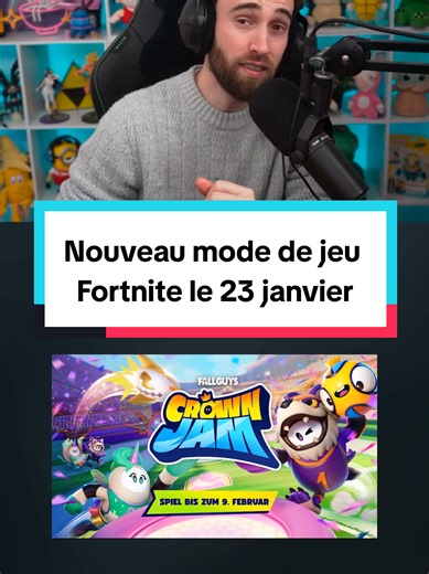 Nouveau mode de jeu Fortnite disponible du 23 janvier au 9 février. Ce nouveau mode inédit mélange football et basket dans une arène inspirée de Fall Guys, avec plusieurs équipes, une balle centrale, des mécaniques de passes, de tirs chargés et même des pouvoirs spéciaux. Même si ce n’est pas du Battle Royale classique, ce mode apporte un vrai renouveau à Fortnite avec des mécaniques originales directement inspirées de Fall Guys #gaming #fortnite #fallguys