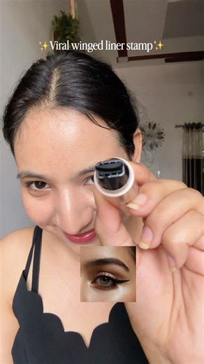 Viral Winged Eyeliner Stamp✨ #eyelinerstamp #makeup
